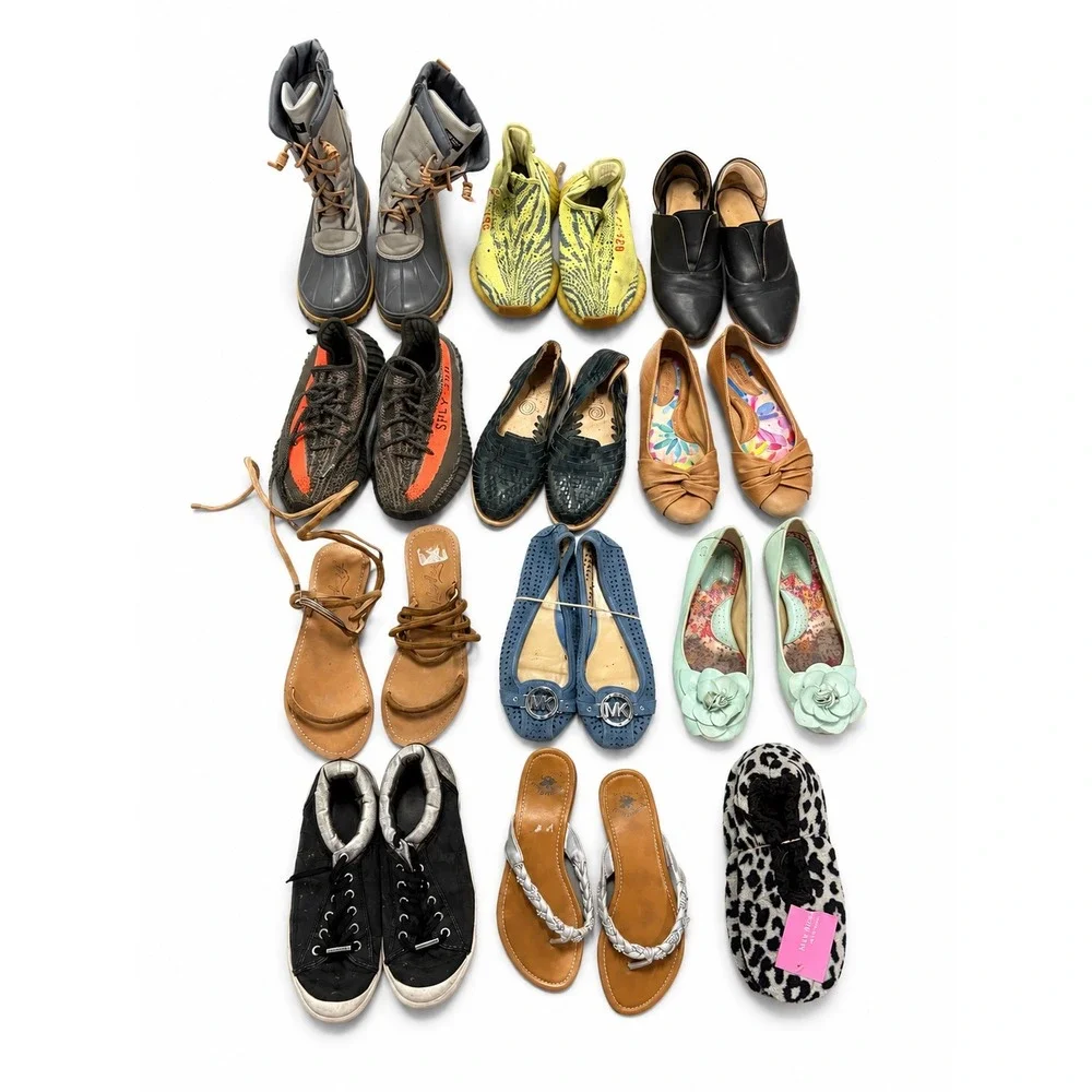 Yeezy, Free People, Coach, MK Mixed Women's 12 Pair Shoe Bundle NWT/FAIR